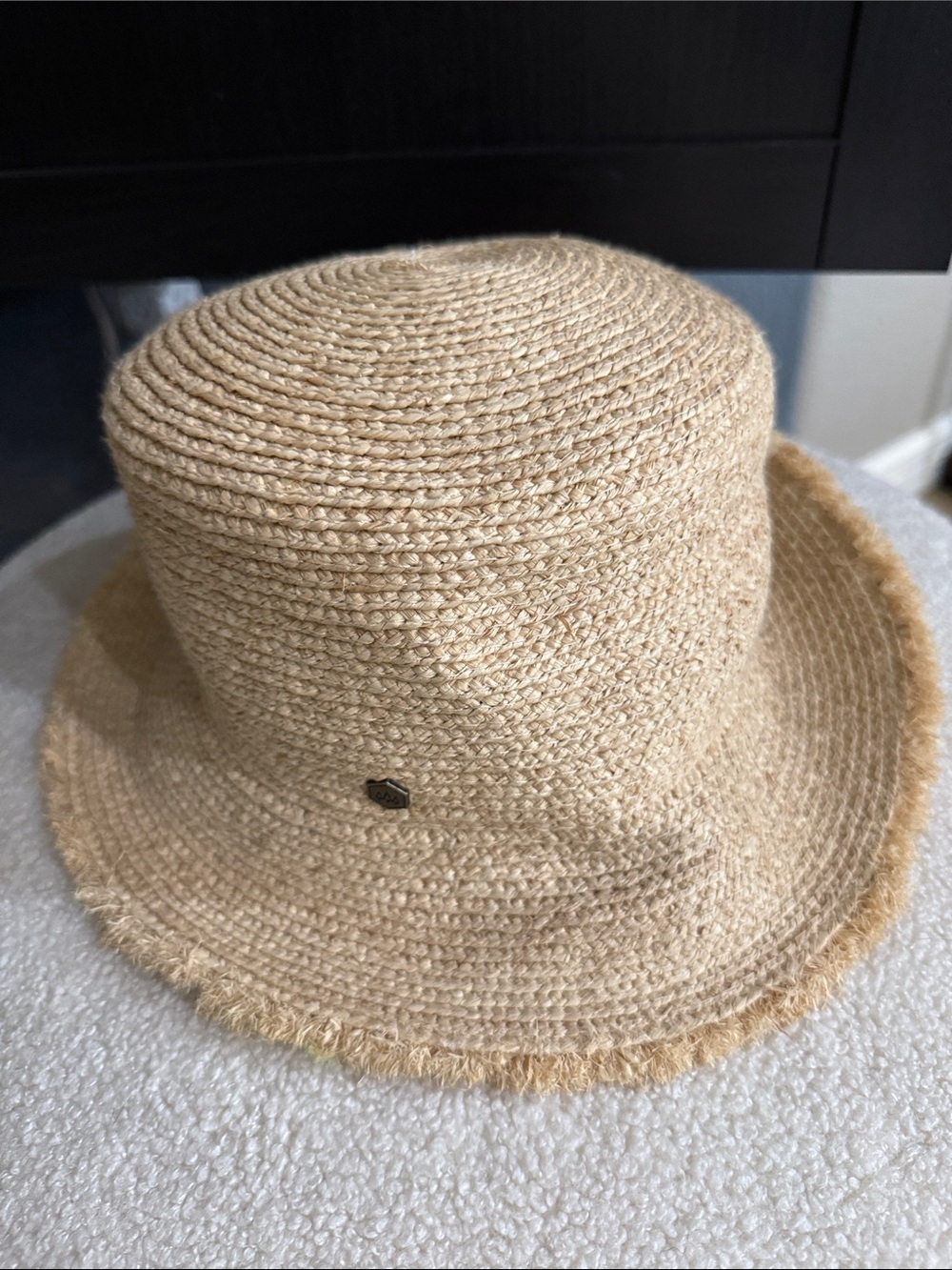 Hemlock Natural Straw Bucket Hat - Women